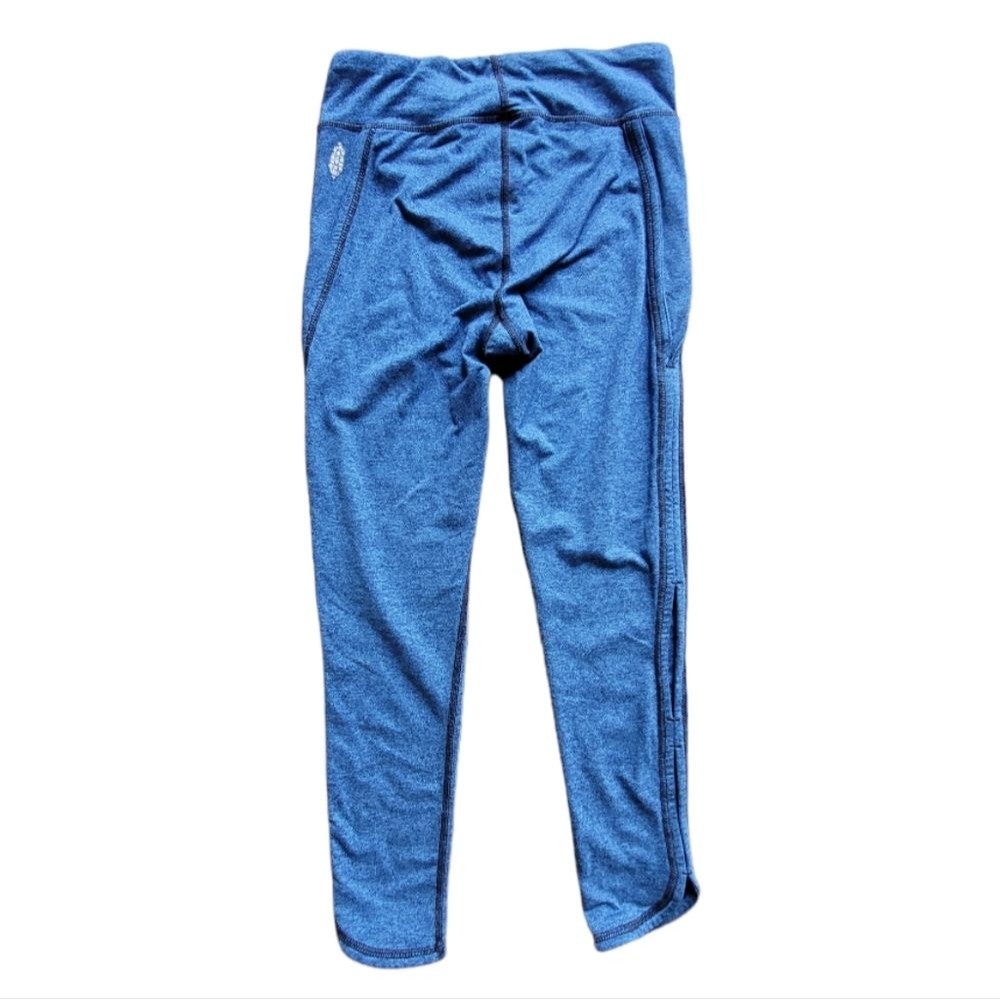 Free People Movement Women's Cropped Leggings Blue Small - Picture 4 of 6
